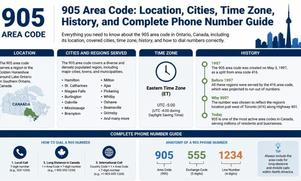 905 area code