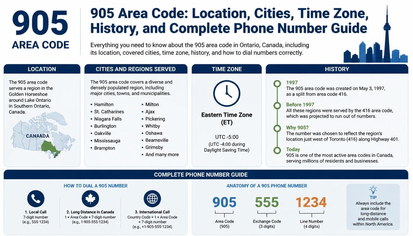 905 area code