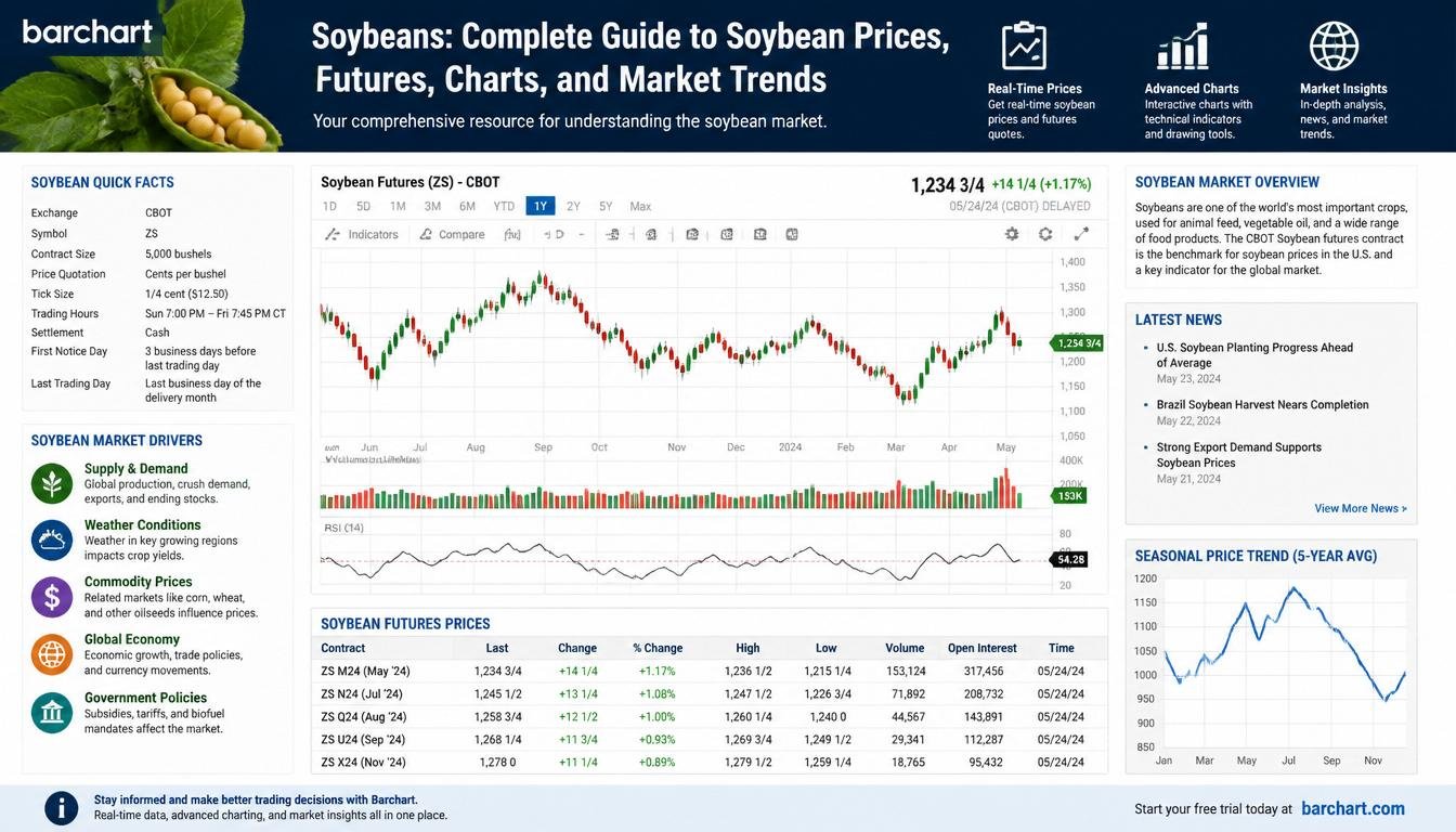 barchart soybeans