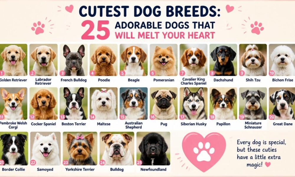 cutest dog breeds