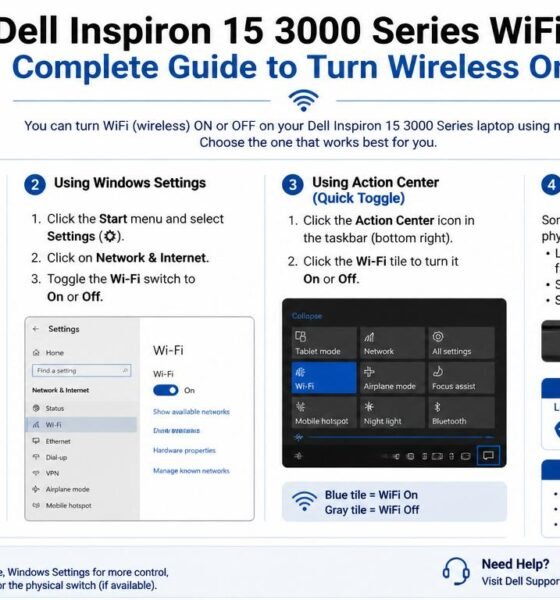 dell inspiron 15 3000 series wifi switch