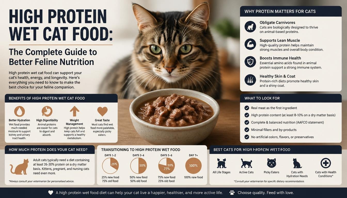 high protein wet cat food