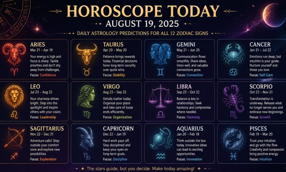 horoscope today august 19 2025