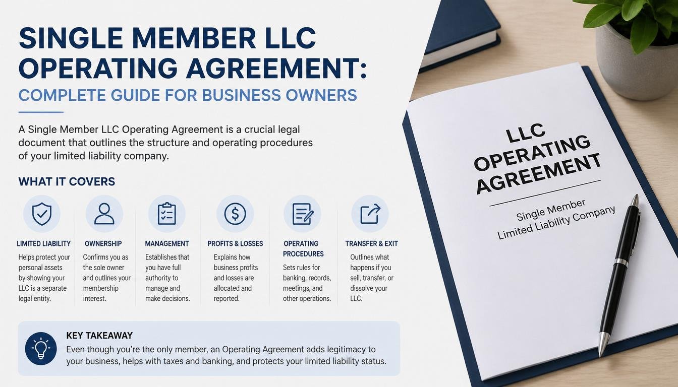 single member llc operating agreement
