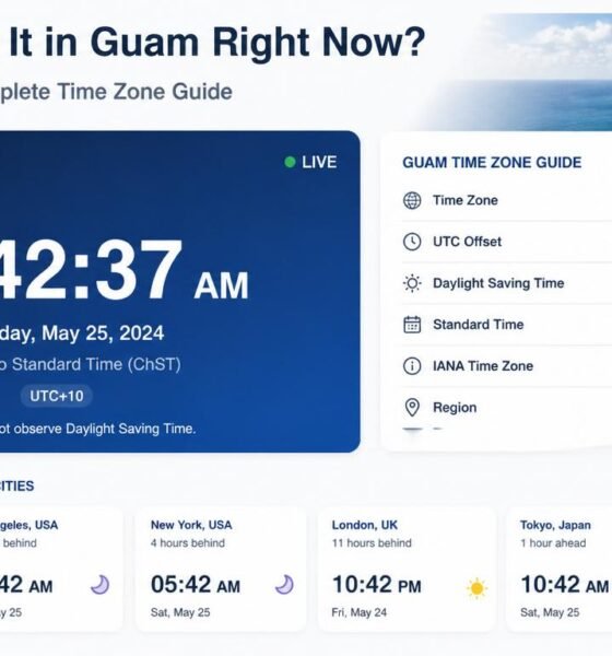 what time is it in guam right now