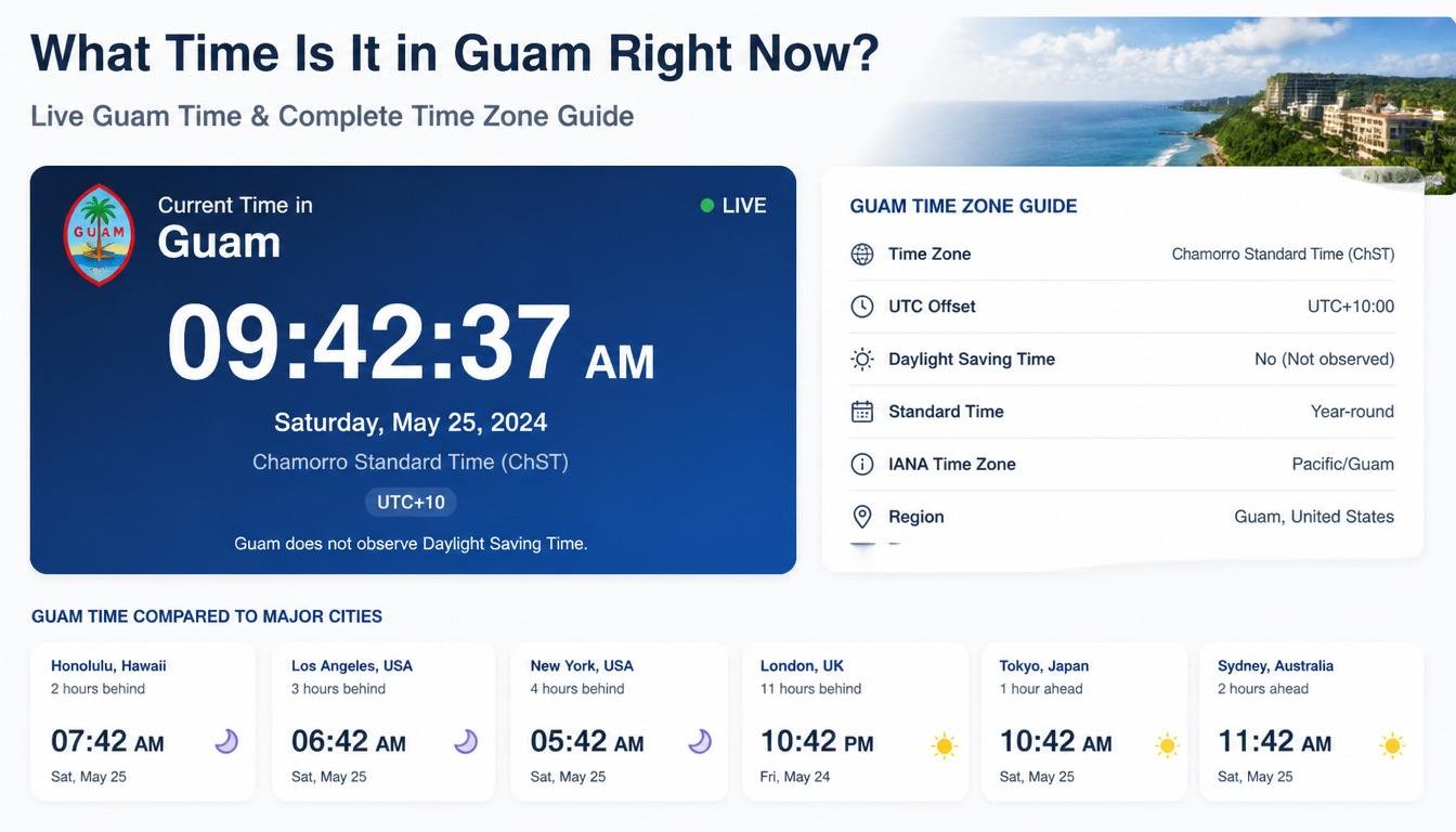 what time is it in guam right now
