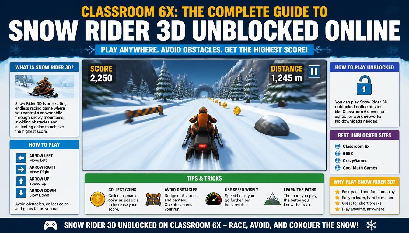 snow rider classroom 6x