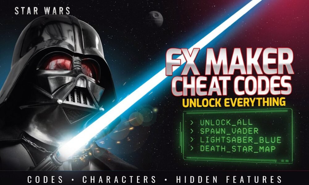 star wars movie fx maker codes