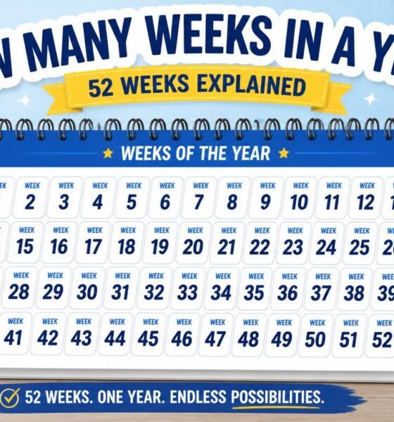 how many weeks in a year