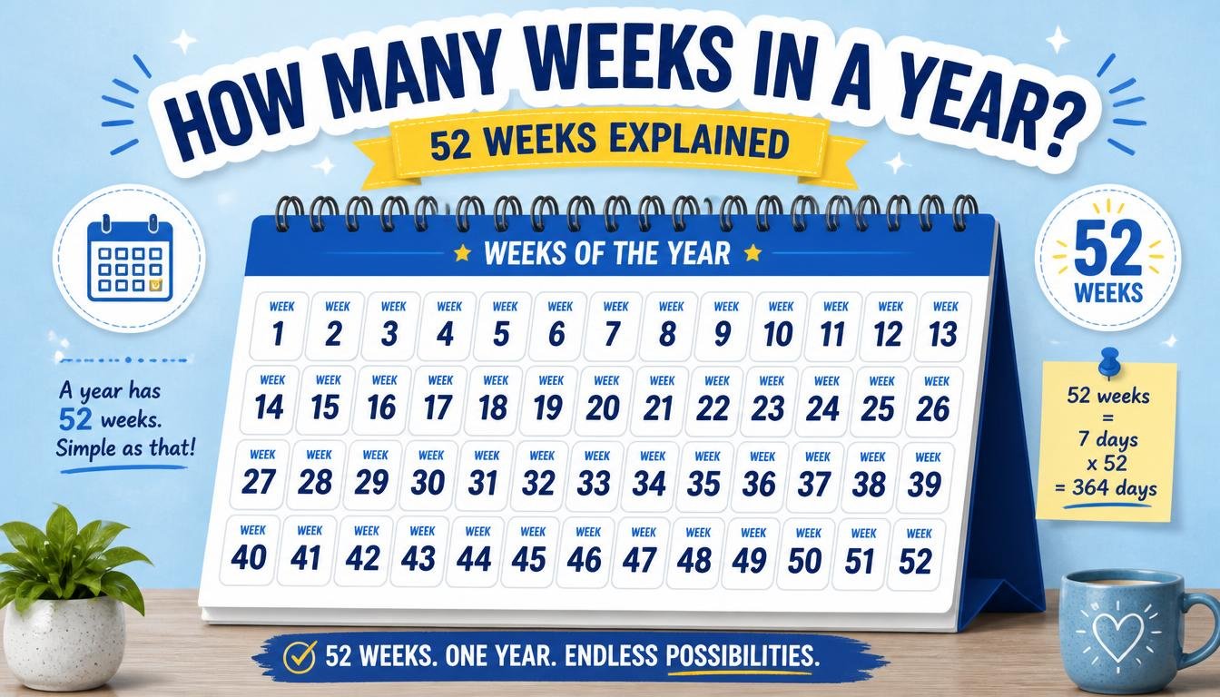 how many weeks in a year