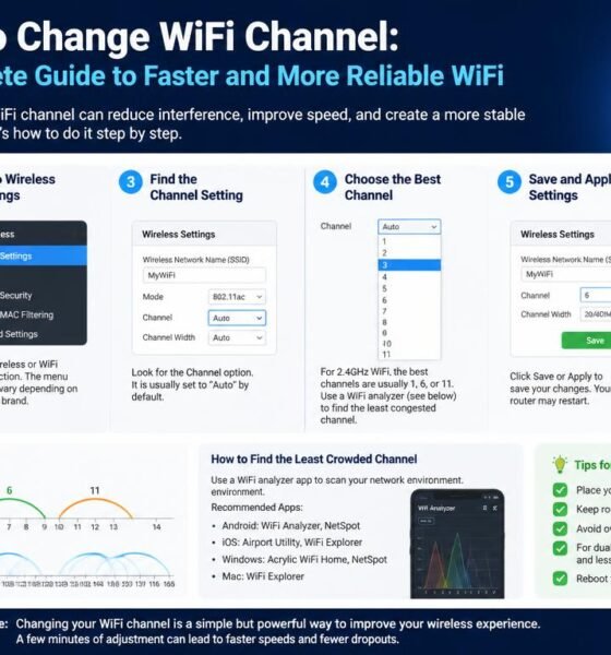 how to change wifi channel