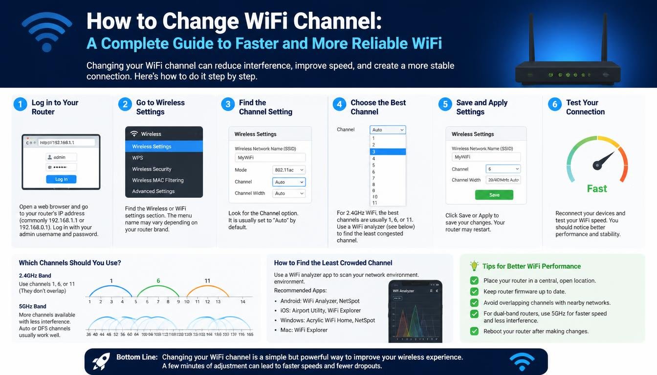 how to change wifi channel