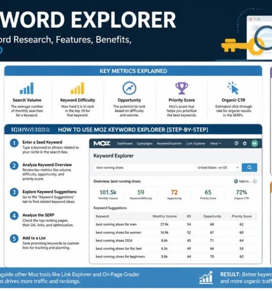moz's keyword explorer