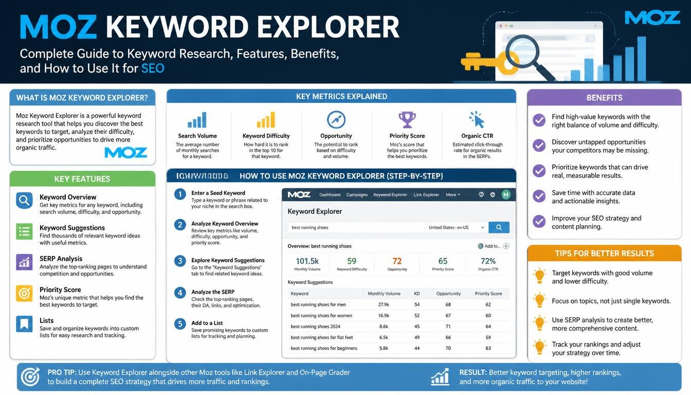 moz's keyword explorer