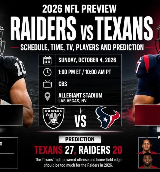 raiders vs texans