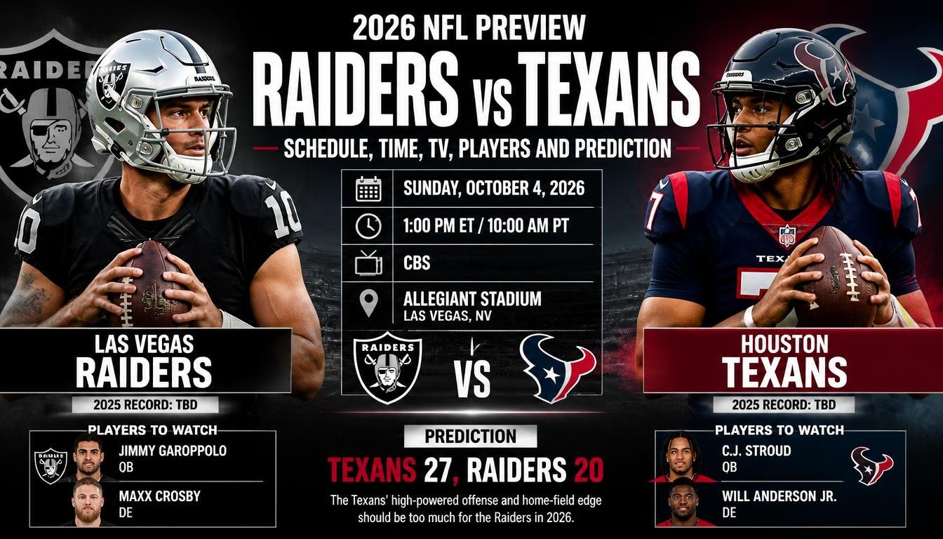 raiders vs texans